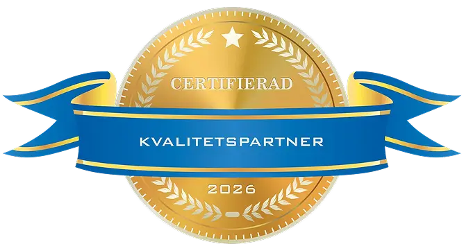 Certifierad Kvalitetspartner 2026